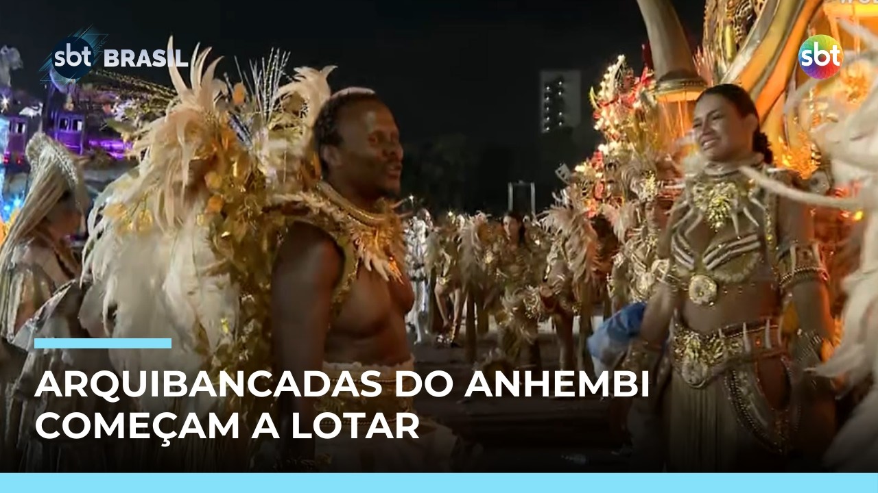 Sete escolas desfilam no Samb&oacute;dromo do Anhembi em noite de Carnaval | #SBTBrasil