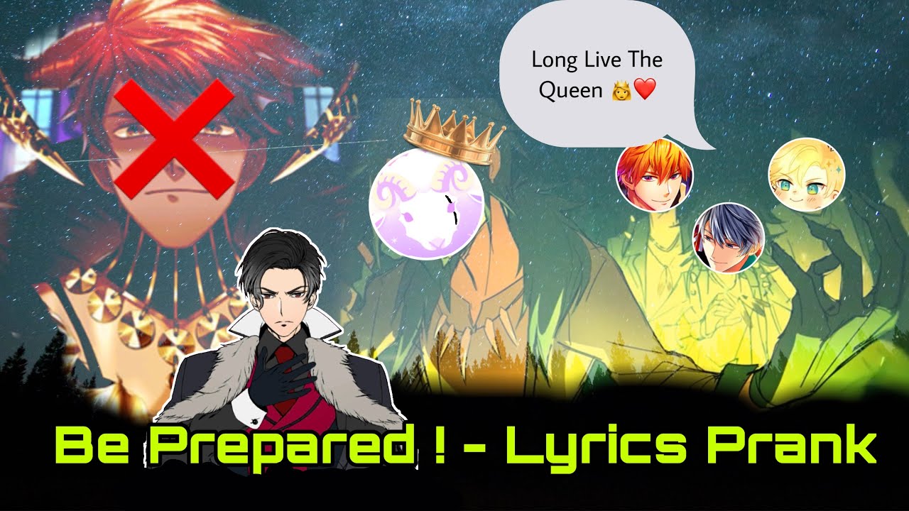 Obey Me ! Be Prepared - Lyrics Prank
