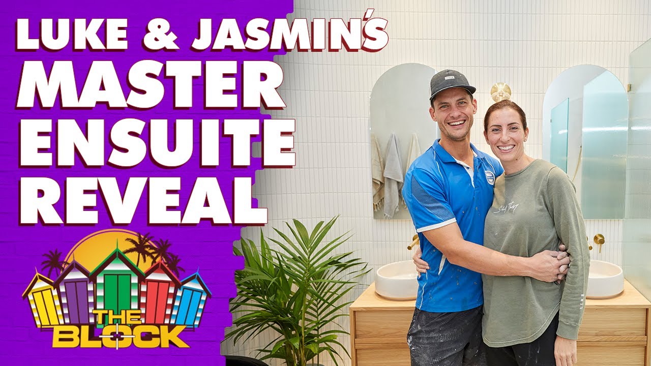 Luke and Jasmin's Master Ensuite revealed | The Block 2020