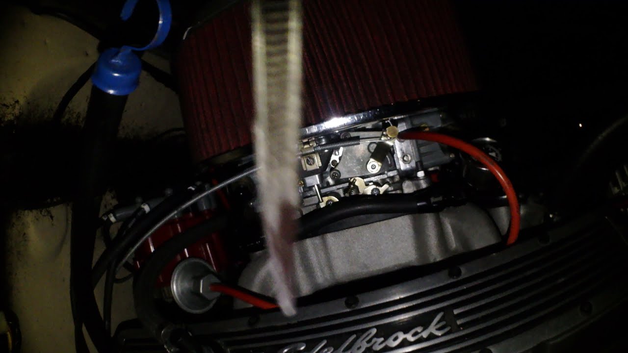 holley 750cfm 4150 chevy 355 v8 vacuum Operating.