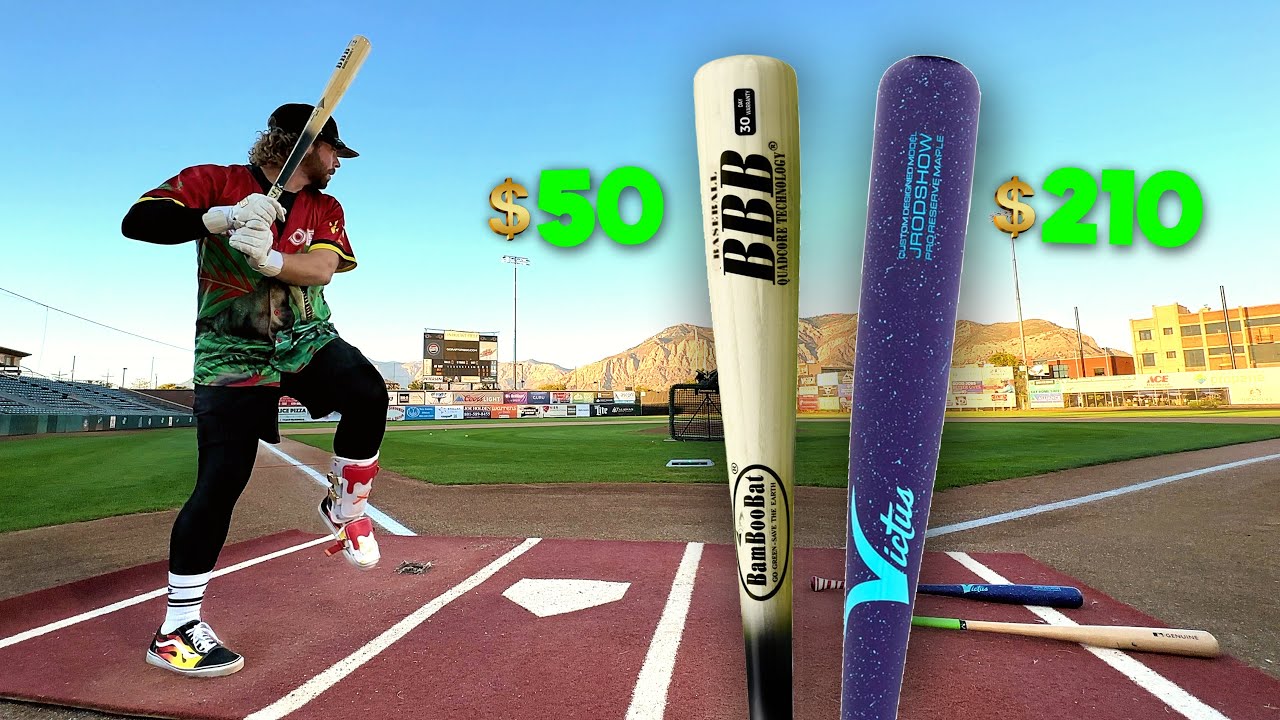 НАСКОЛЬКО ПЛОХА БАМБУКОВАЯ БИТА ЗА 50 ДОЛЛАРОВ? | Baseball Bat Bros