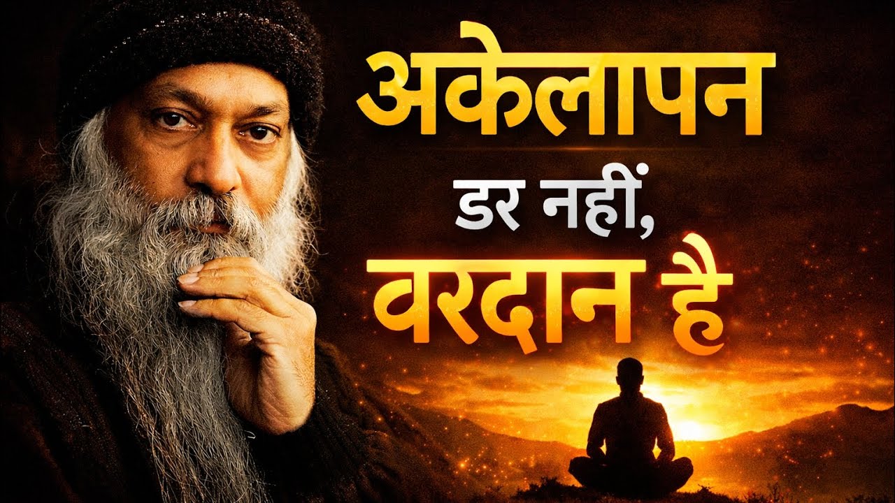 अकेलापन डर नहीं, वरदान है | Osho Hindi Speech