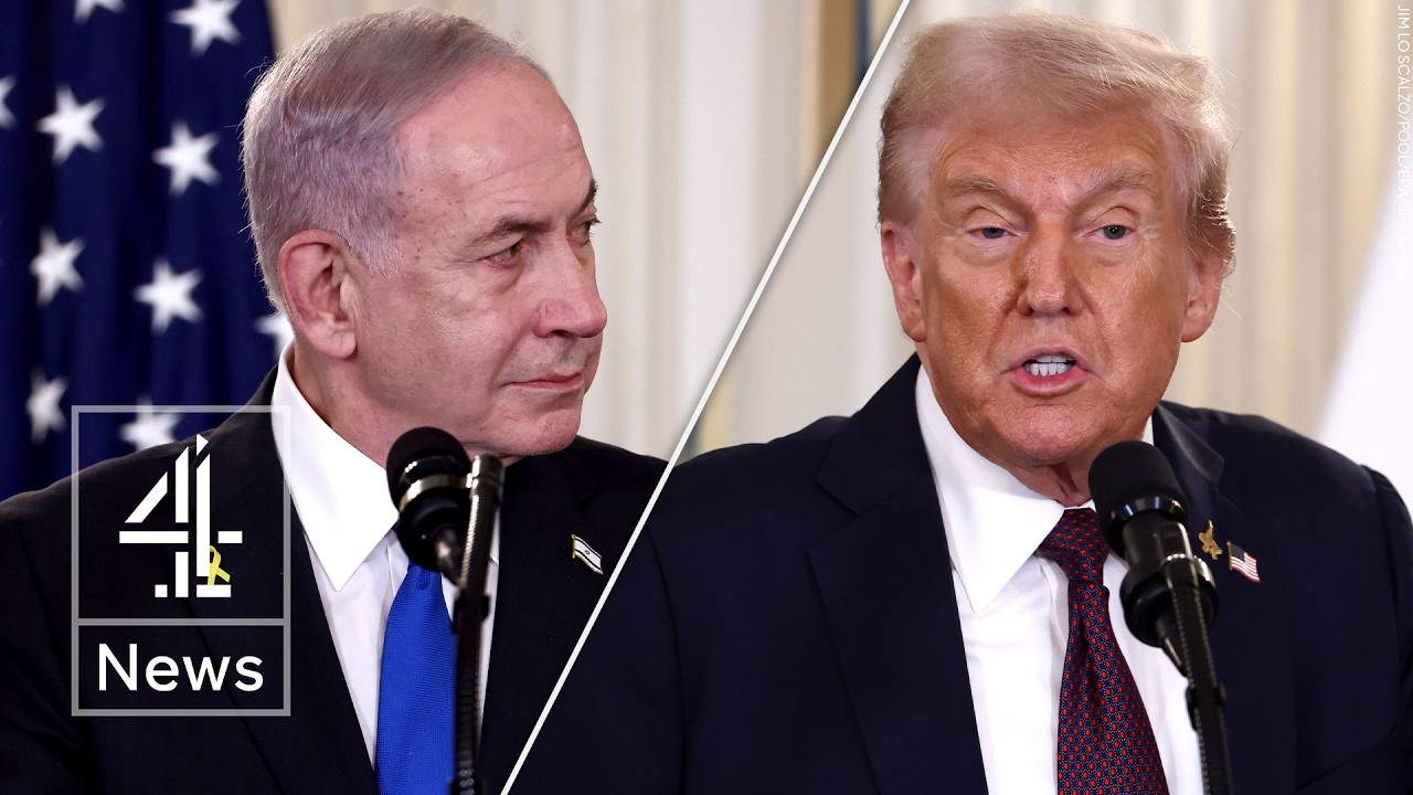 Trump and Netanyahu lay out plan for Gaza peace at White House