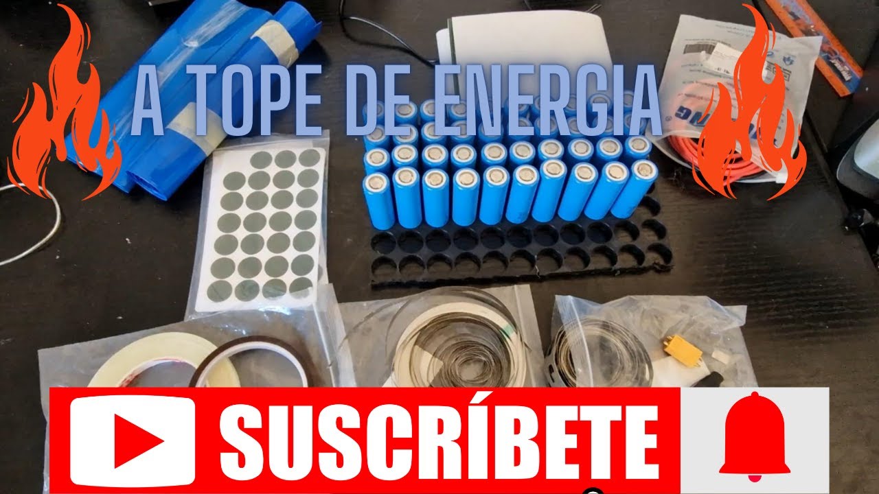 Batería de litio 36v 20ah para patin electrico, bicicleta electrica, Paso a Paso