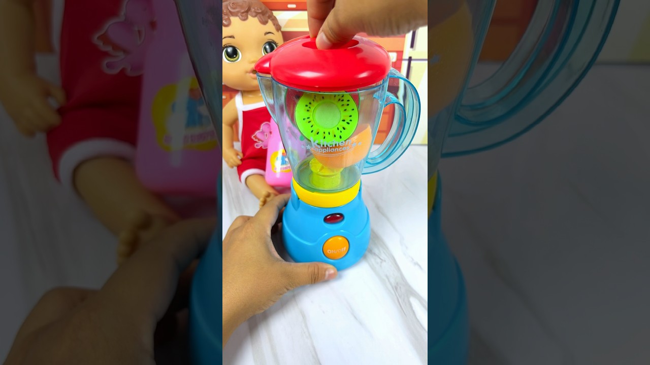 Satisfying with Unboxing & Review Miniature Kitchen Cooking Set Toys, Blender Fruits | ASMR videos