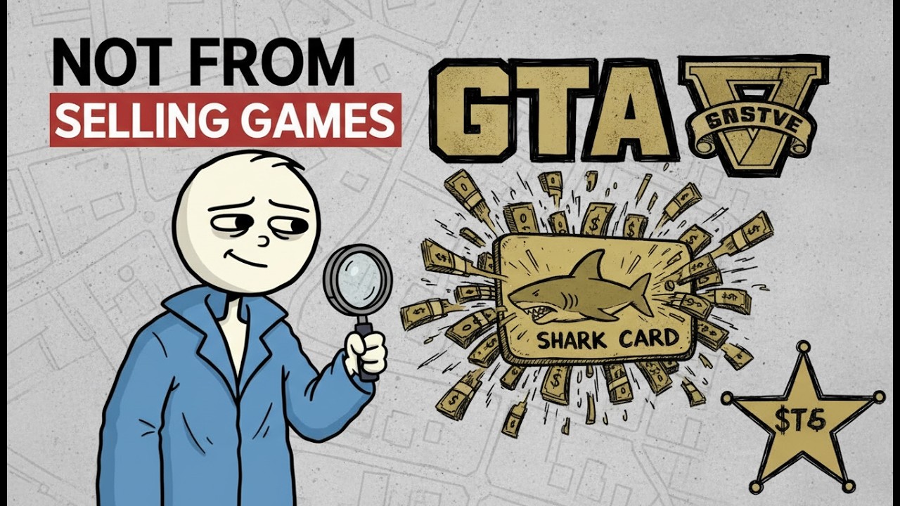 How GTA 5 Made $10 Billion (It's Not From Selling Games)