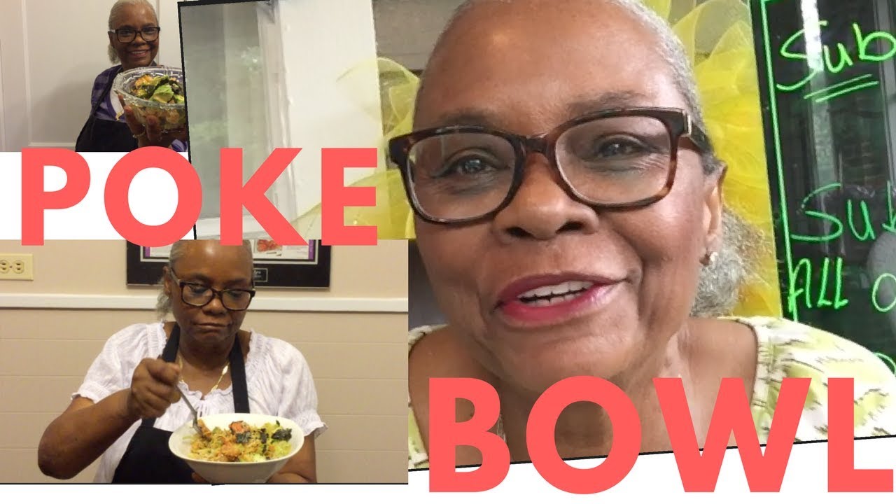 POKE SHRIMP & CRAB MEAT BOWL * HOW TO MAKE A SUSHI POKE  BOWL