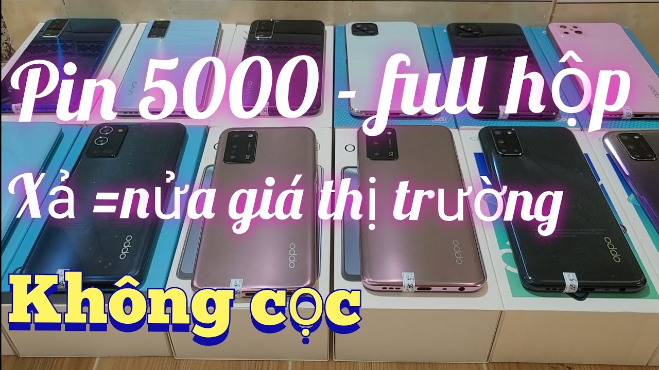 Pin 5000.. full hộp.. Xả kho bằng nửa giá thị trường.. Không cọc trước, miễn phí giao hàng (02)