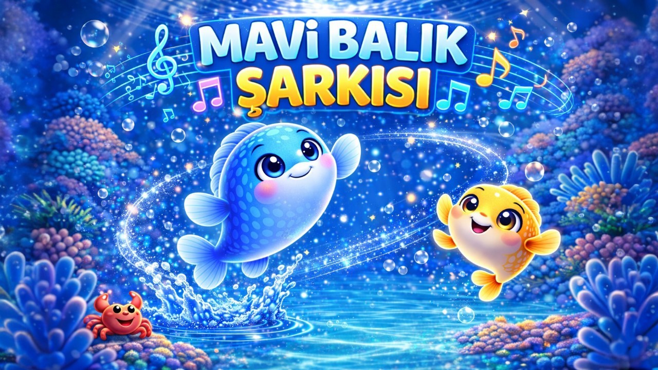 Mavi Balık 🐟 | Eğlenceli Çocuk Şarkısı 2026