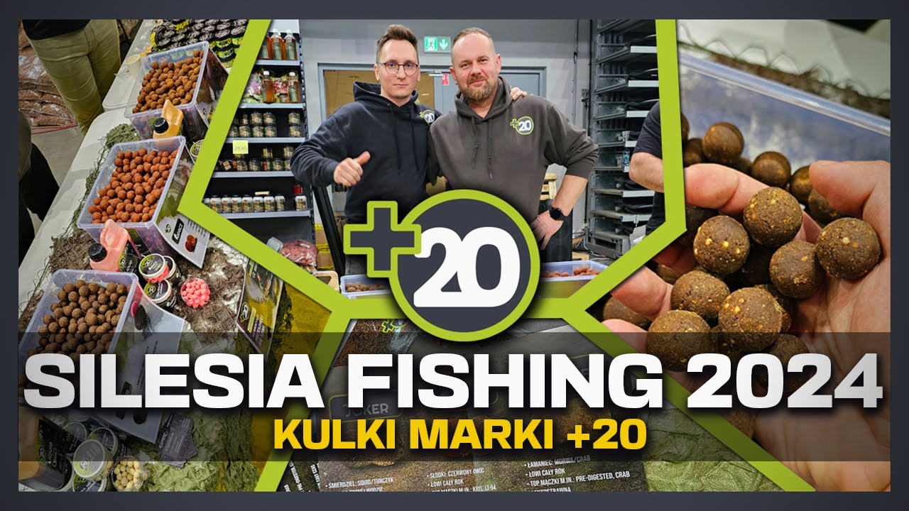 CAŁOROCZNE KULKI PROTEINOWE na Karpia? - Prezentacja Marki +20 podczas Targów w Gliwicach!