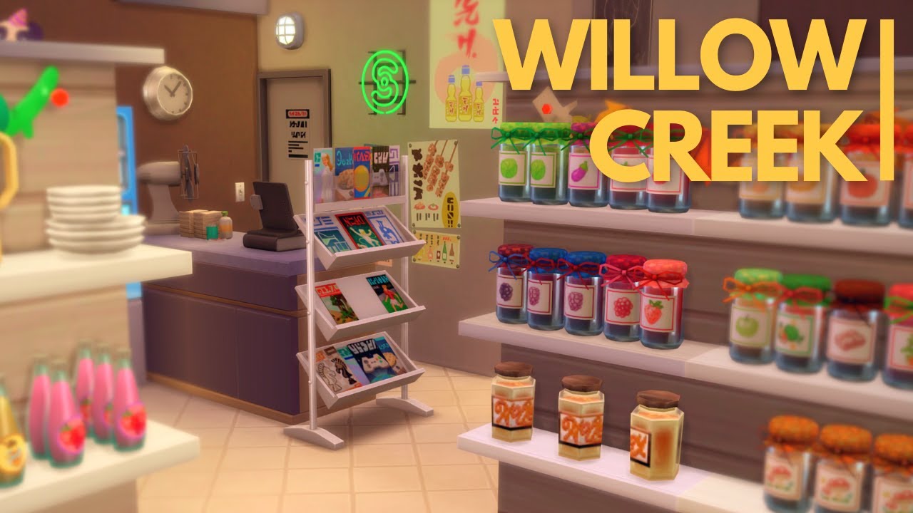 Un supermarché dans les sims 4 ? 🛒 C'est possible !