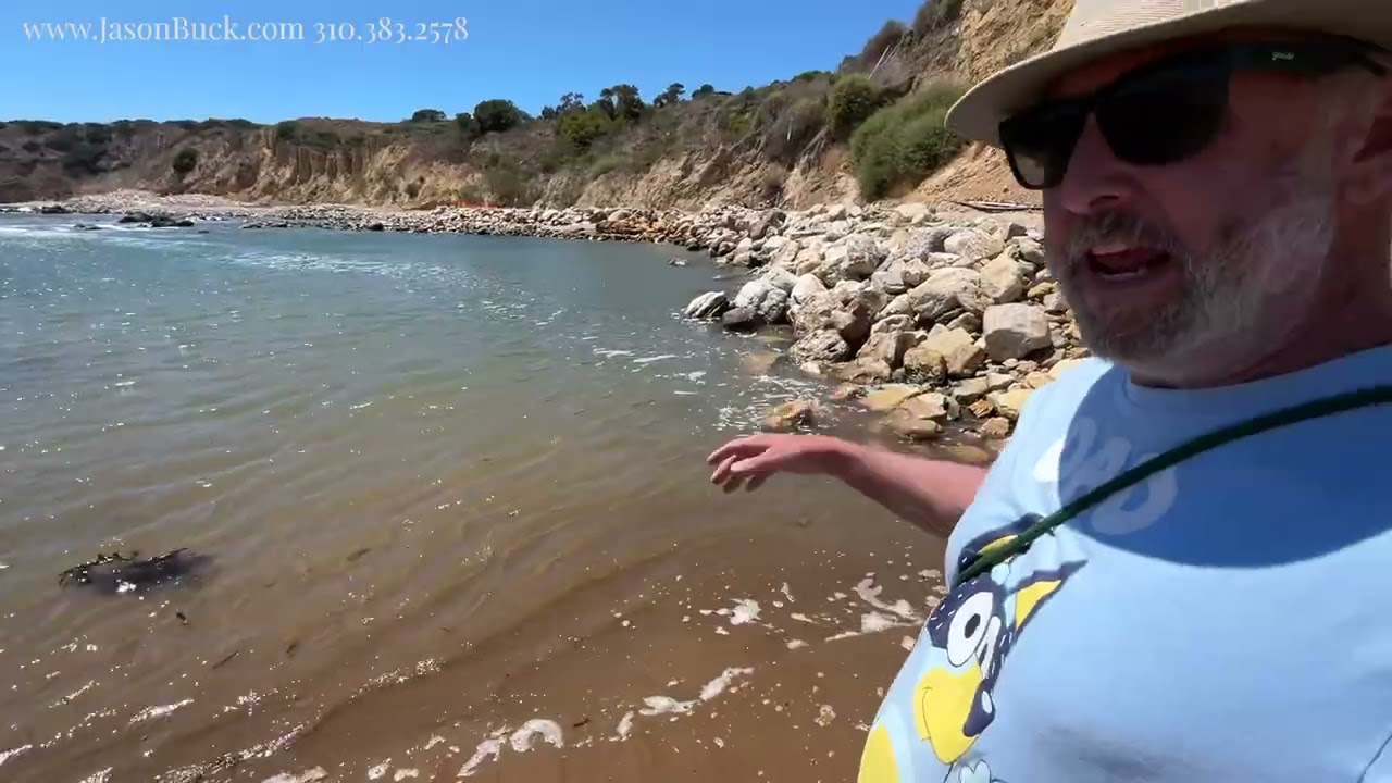 Portuguese Bend Landslide Update by the Beach  June 2025