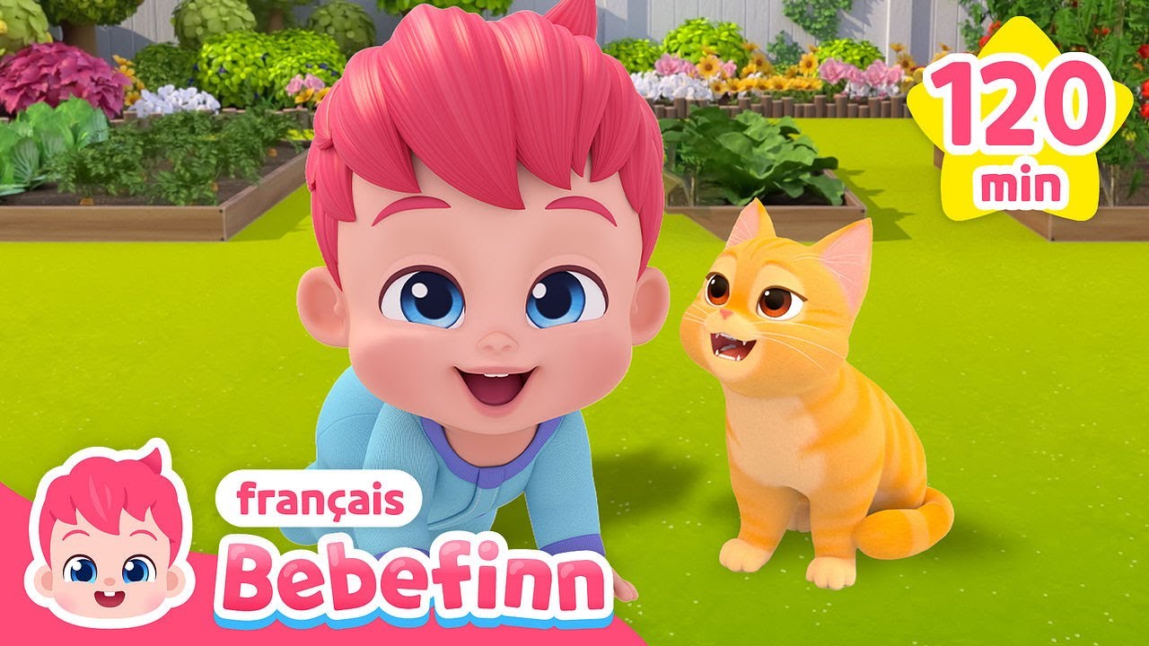 🐱Le Chat est Mon Meilleur Ami  | +Comptines Animaux | Bebefinn en français👶Chansons pour Enfants
