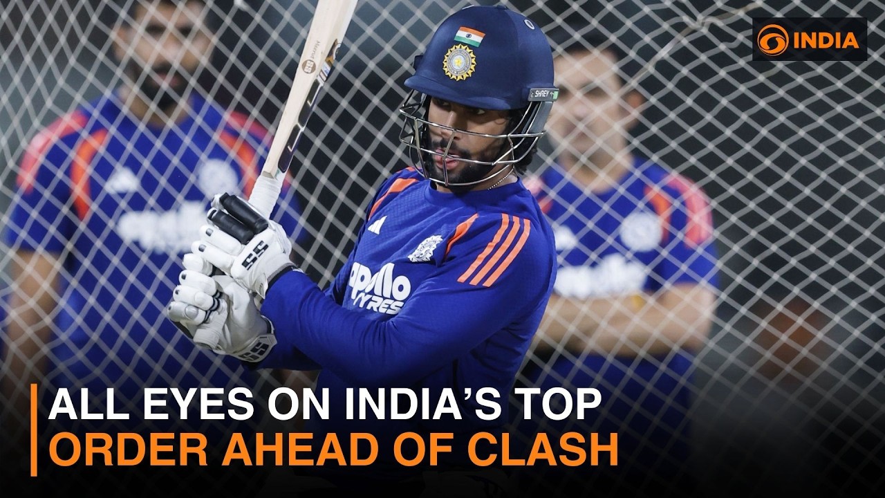 All Eyes on India’s Top Order Ahead of Clash