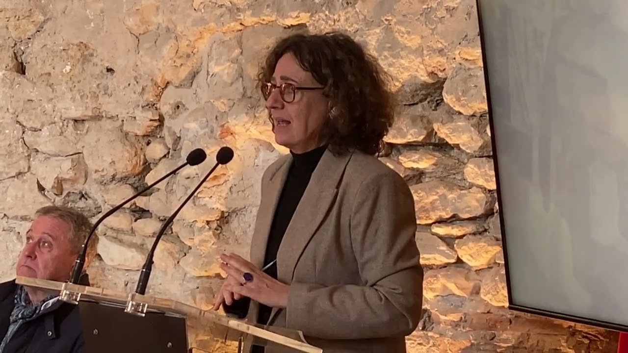 Monica Borrell, pregonera de la capitalitat catalana dels Tres Tombs a Constanti