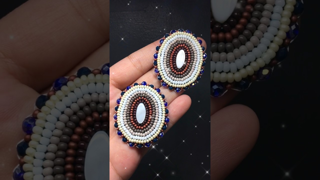 Bead with me ✨ #shorts #beadwithme #beadedearrings #earrings #diyearrings #earringideas #beadwork
