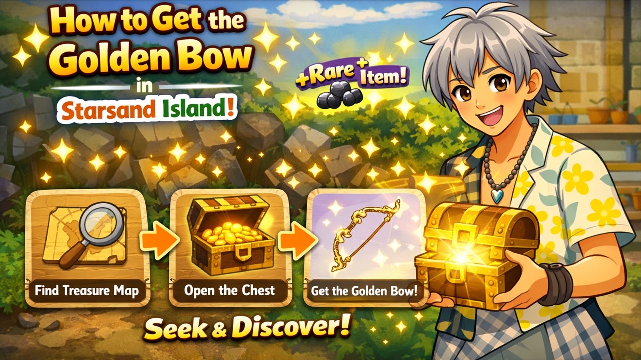 How to Get the Golden Bow in Starsand Island (Step by Step)