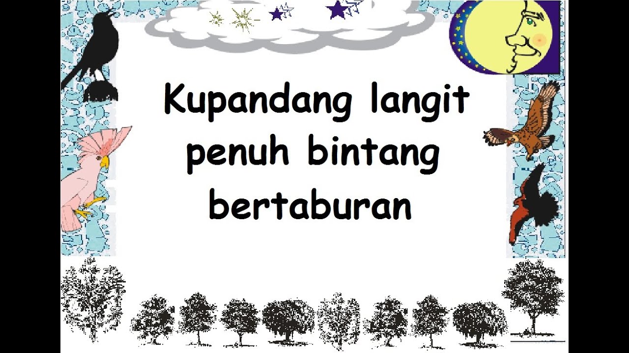 lirik BINTANG KEJORA - Lagu Anak - Cipt. A.T. Mahmud - Musik Pompi S.