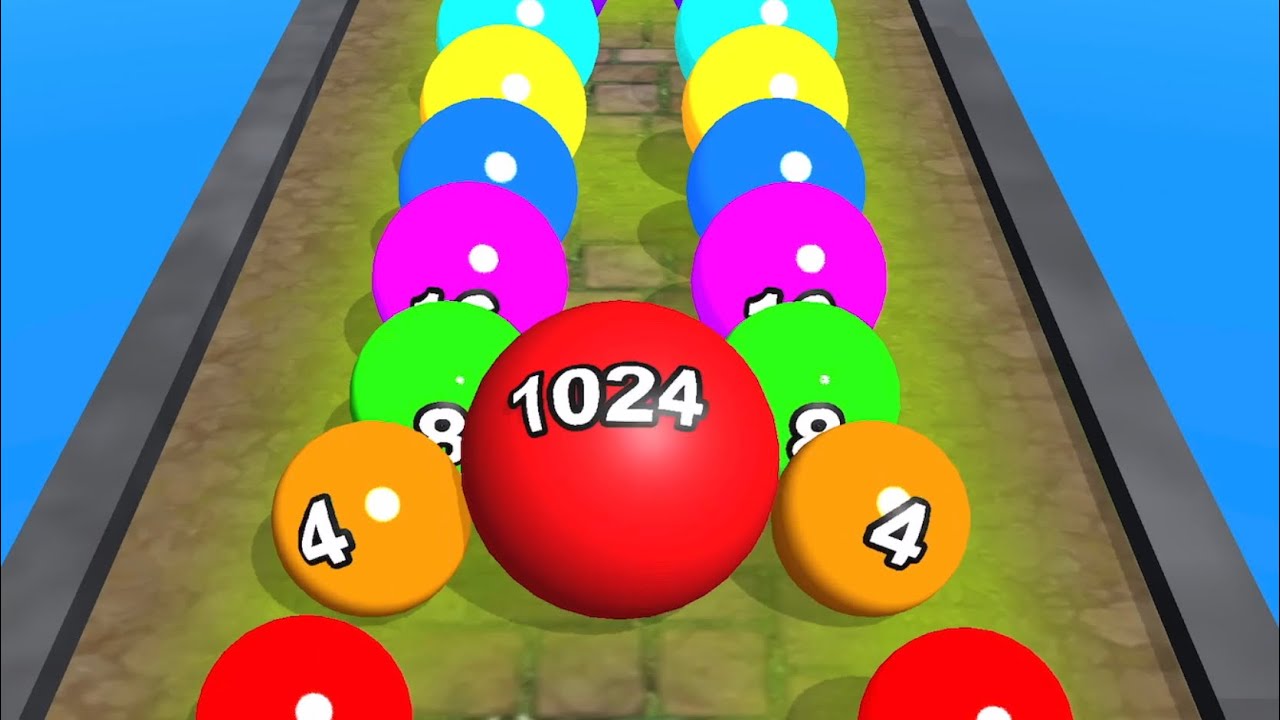 2048 Colors Ball Run 💸🎱❤️MAX LEVELS!! All Levels Gameplay Walkthrough Android, iOS NEW UPDATE