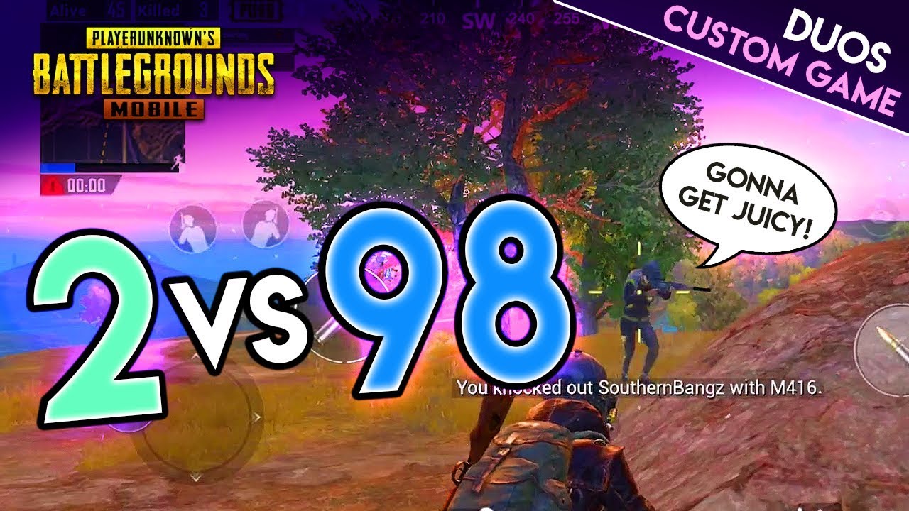POWERBANG & JUICY vs. 98 Players - PUBG Mobile CUSTOM Duos!
