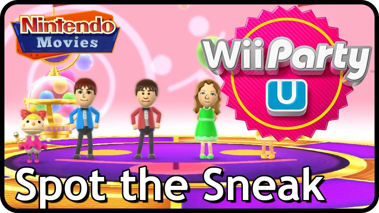 Wii Party U - Spot the Sneak