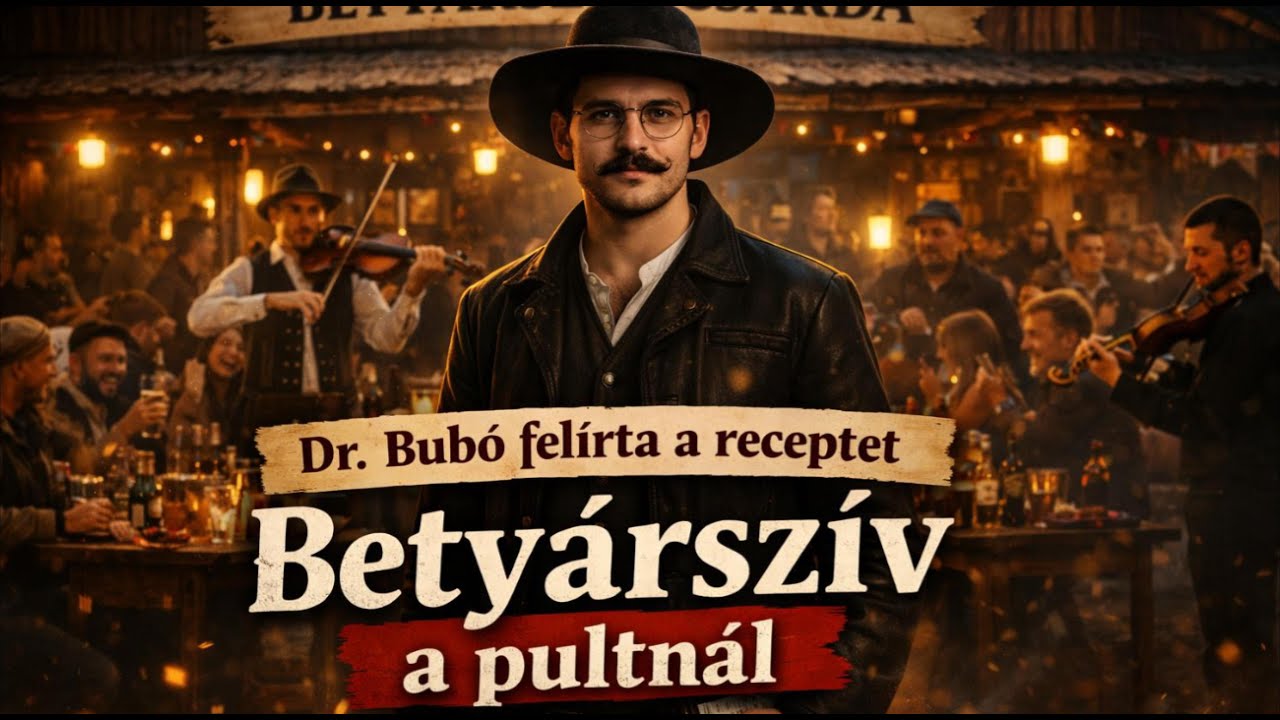Dr. Bubó – Betyárszív a pultnál (Official Music Video) | A mulatás doktora | 2026