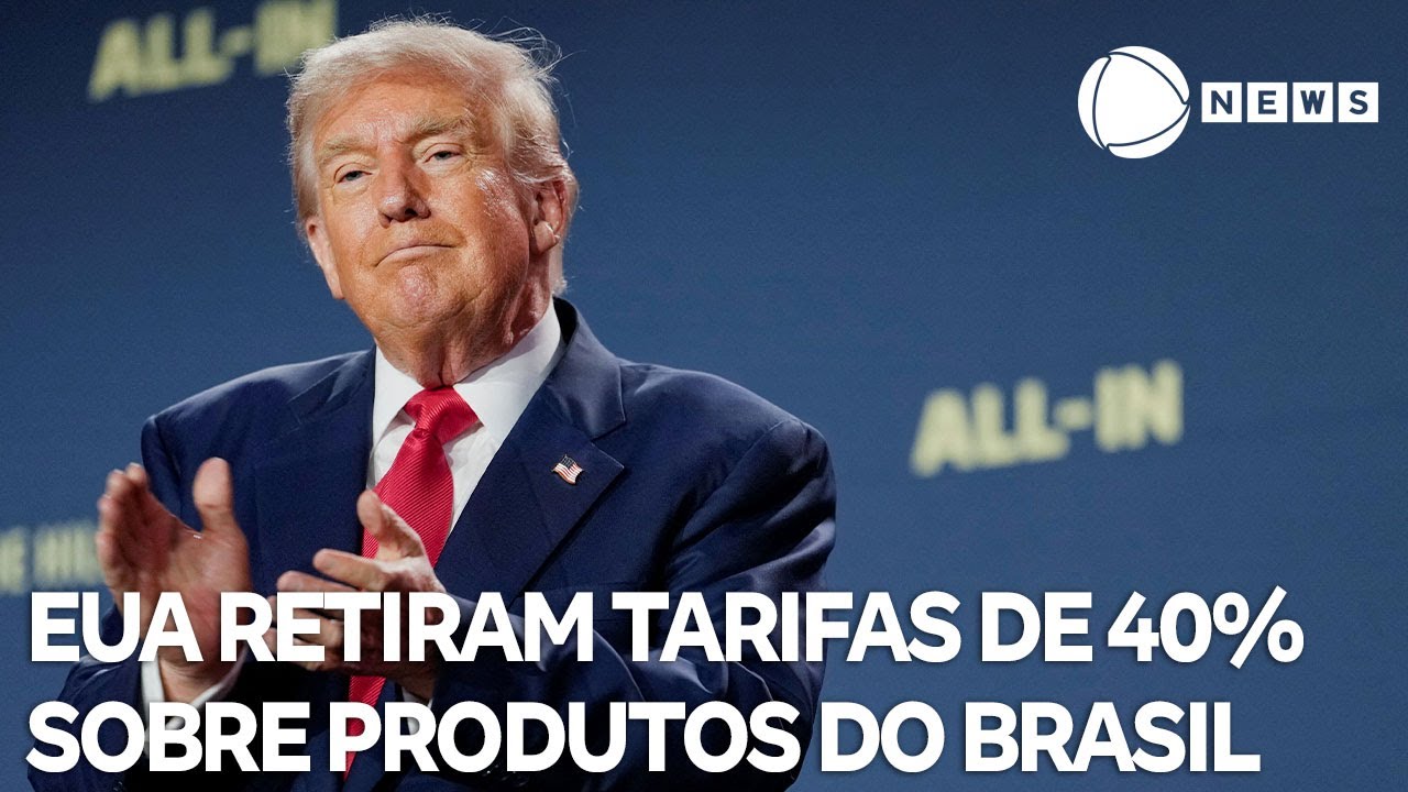 Estados Unidos retiram tarifas de 40% sobre produtos do Brasil