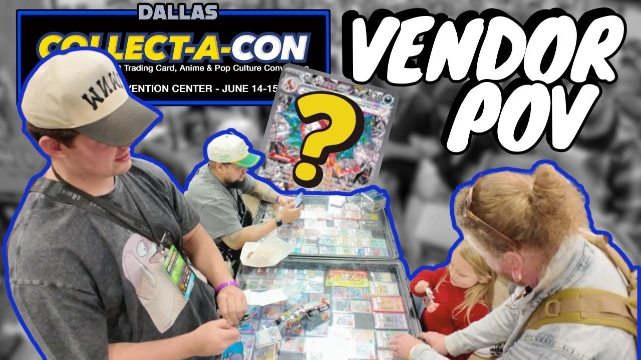 DALLAS COLLECT A CON VENDOR POV | Massive Pokemon Card Deals!!!