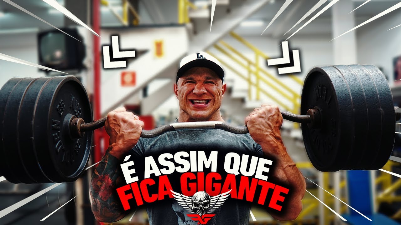 COMO ULTRAPASSAR OS 50 CM DE BRAÇO - TREINO RAPIDO E INTENSO *Fabio Giga*