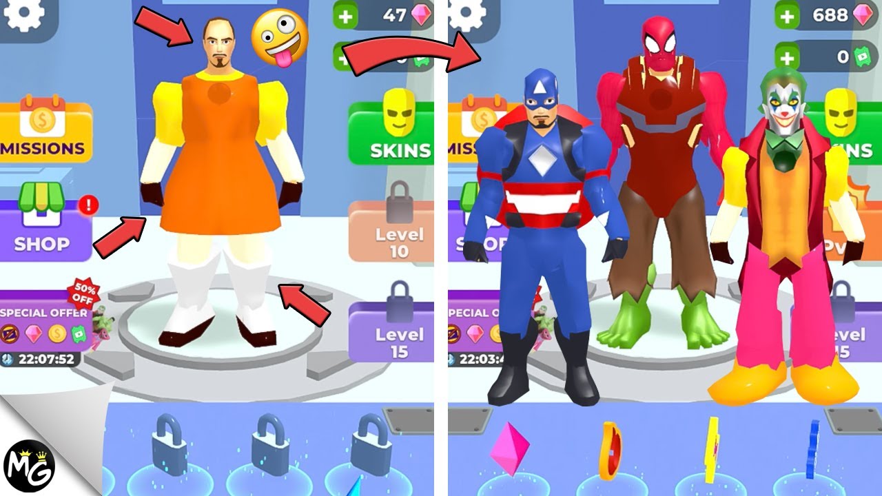 Pak Yanto Jadi Boneka Squid Game Dan Gabungan Superhero | Iron Suit | Musim Gaming