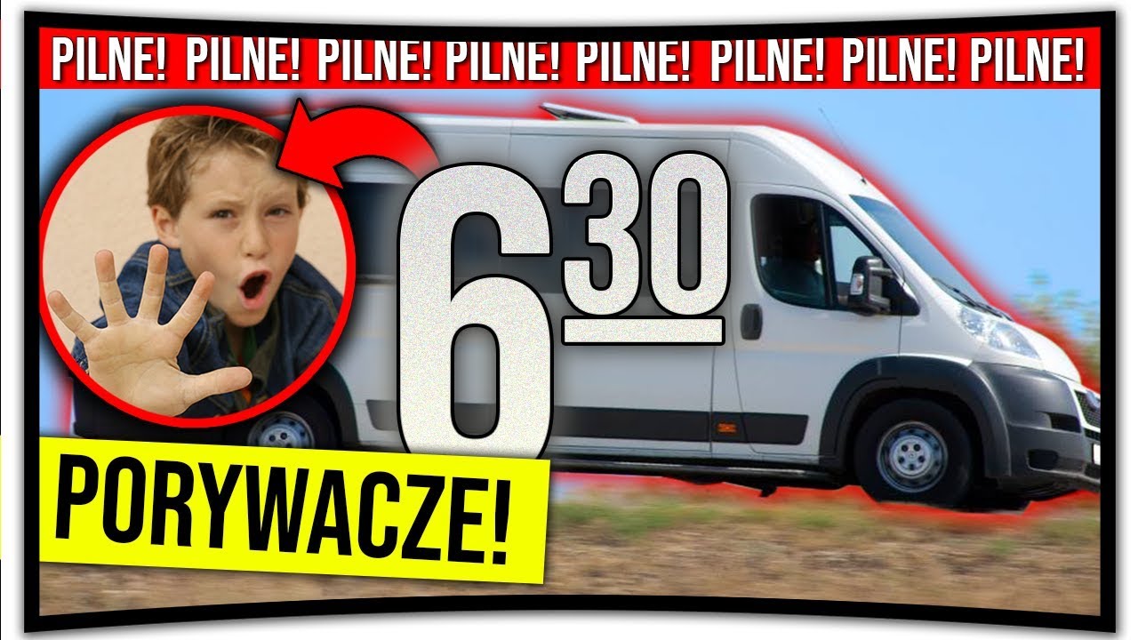 BIAŁY BUS JEŹDZI PO POLSCE I PORYWA DZIECI! *SZOKUJĄCE*