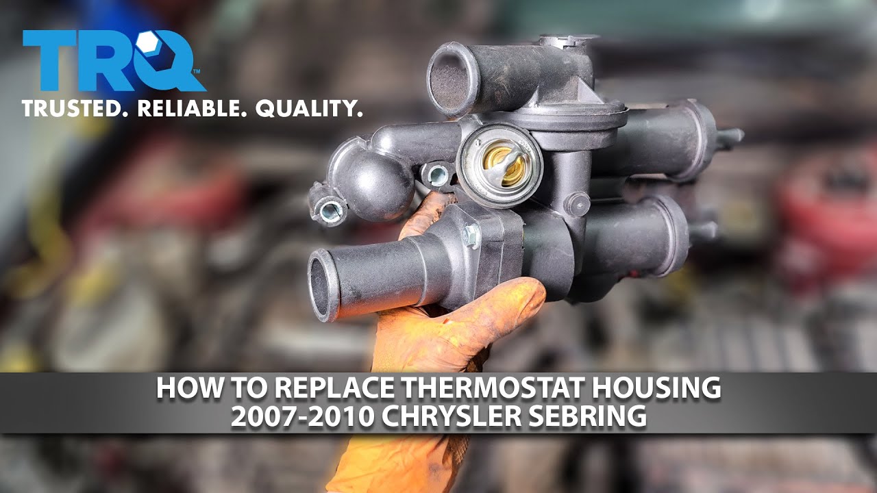 How to Replace Thermostat Housing 2007-2010 Chrysler Sebring (2.4L)