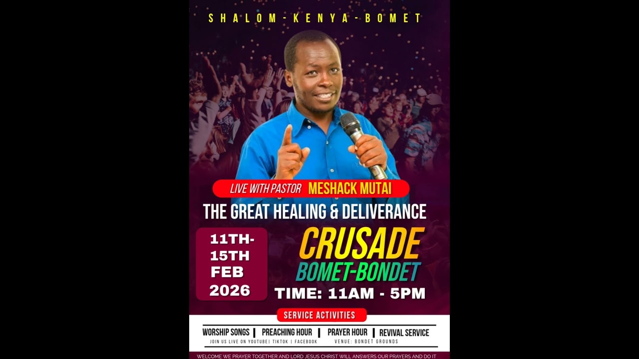 ELIJA AK ELISHA PREACHING SERMON BY PST MESHACK MUTAI | 2 KING 2:1