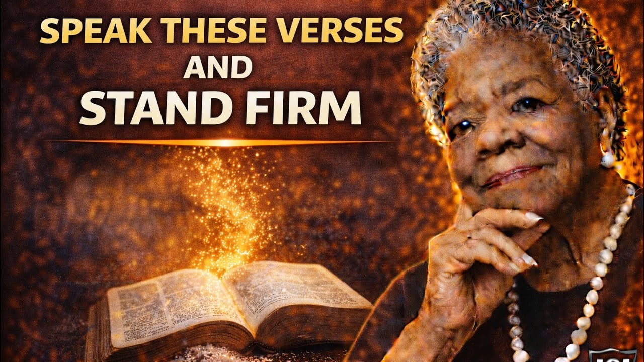 Speak These Verses and Stand Firm | Maya Angelou | Motivational Speech