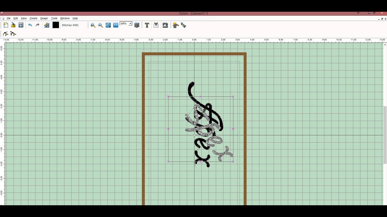 Singer Futura Embroidery Software Merging Letters