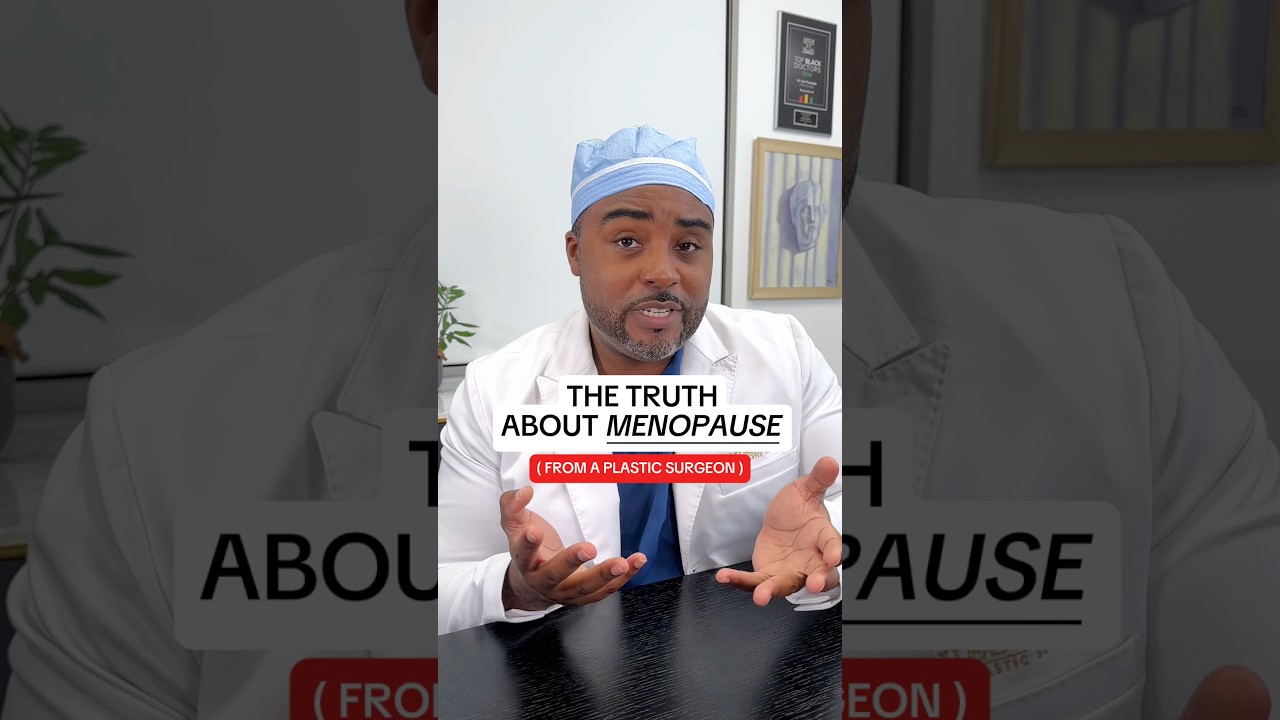 How to Fix Menopause Skin! Plastic Surgeon Explains