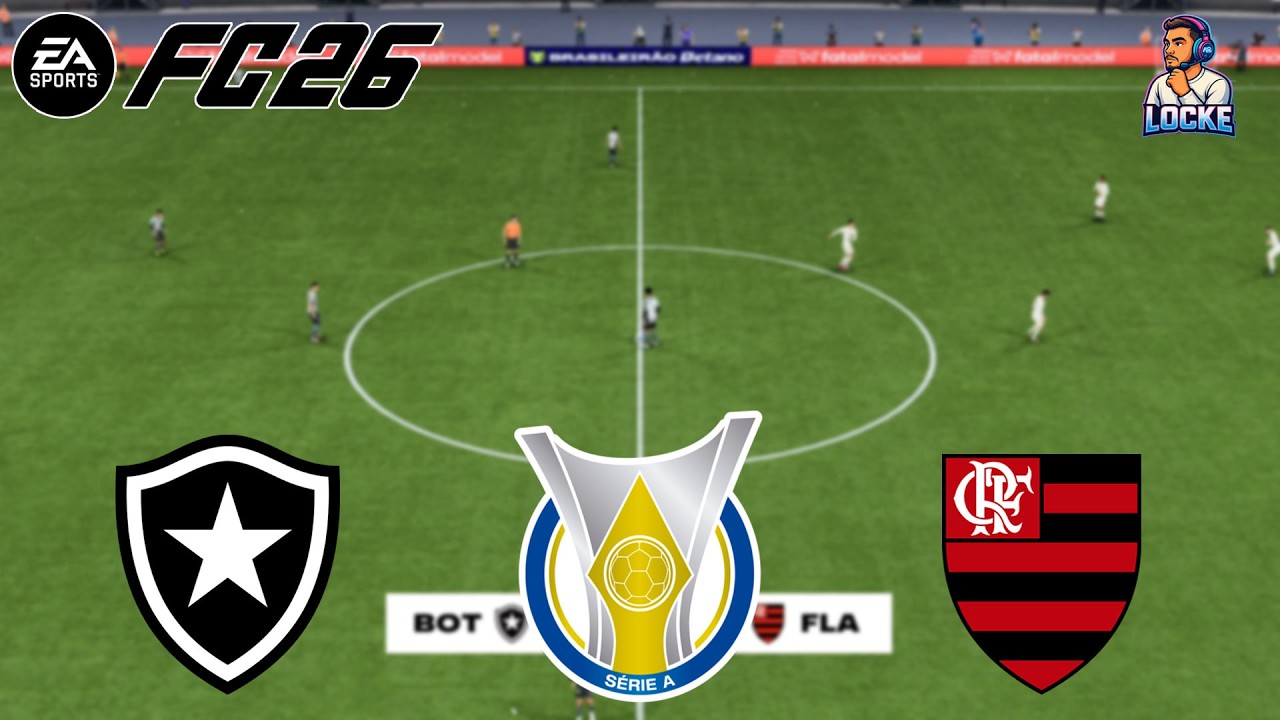 EA FC 26 | BOTAFOGO X FLAMENGO | CAMPEONATO BRASILEIRO | 6ª RODADA DO BRASILEIRÃO