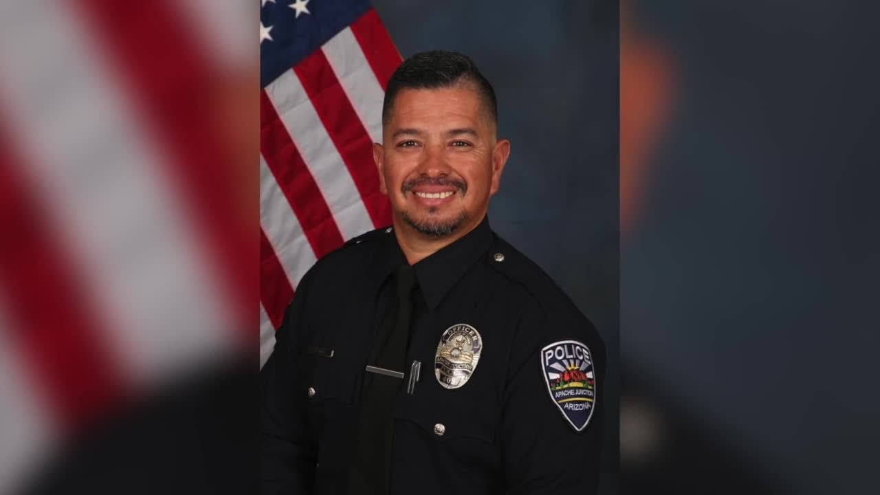 Apache Junction police officer continues to fight for his life after being shot