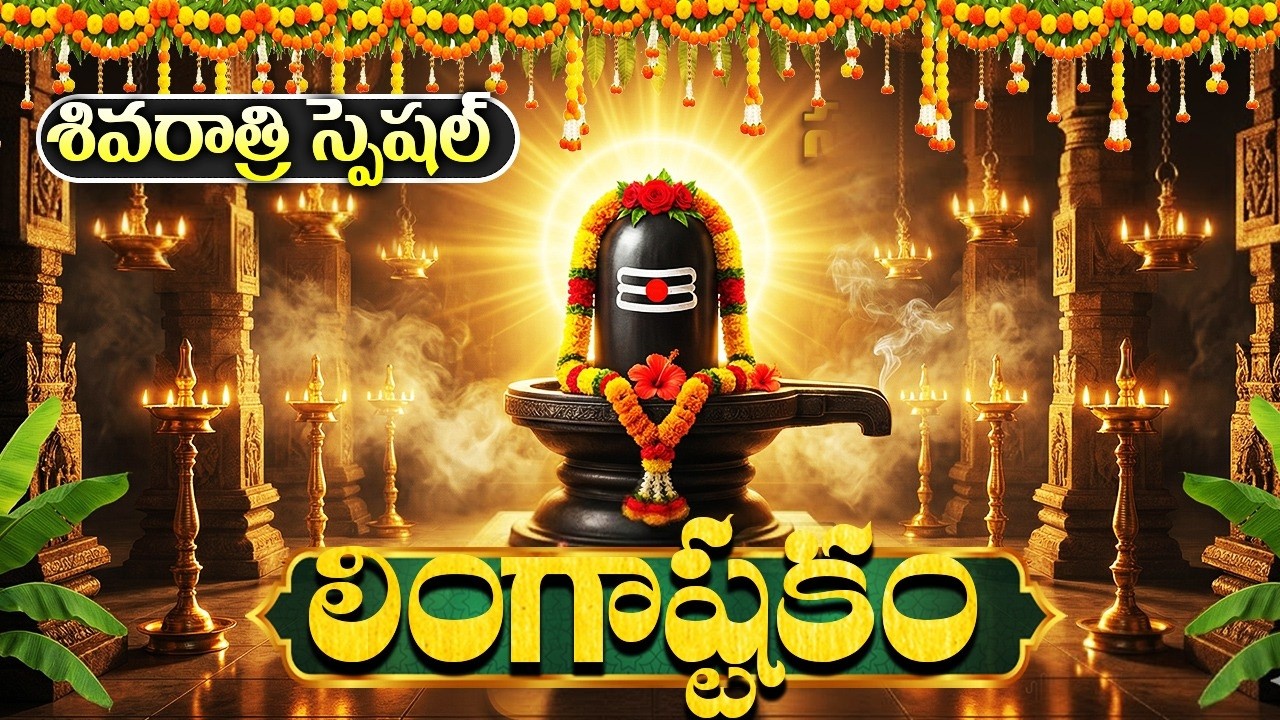 మహాశివరాత్రి స్పెషల్ | లింగాష్టకం | LINGASHTAKAM In Telugu | Shivaratri Special Shiva Songs Telugu