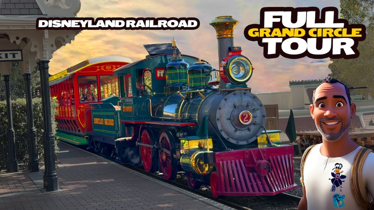 Disneyland Railroad  Full Grand Circle Tour - November 2025