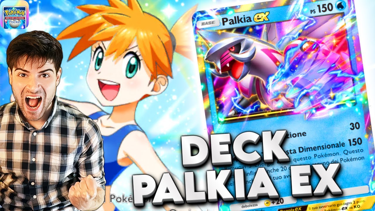 PALKIA EX e MISTY BAGNATA 💦 il DECK TEMPESTA DIMENSIONALE è ASSURDO 🔝 POKEMON POCKET TCG GCC PVP ITA