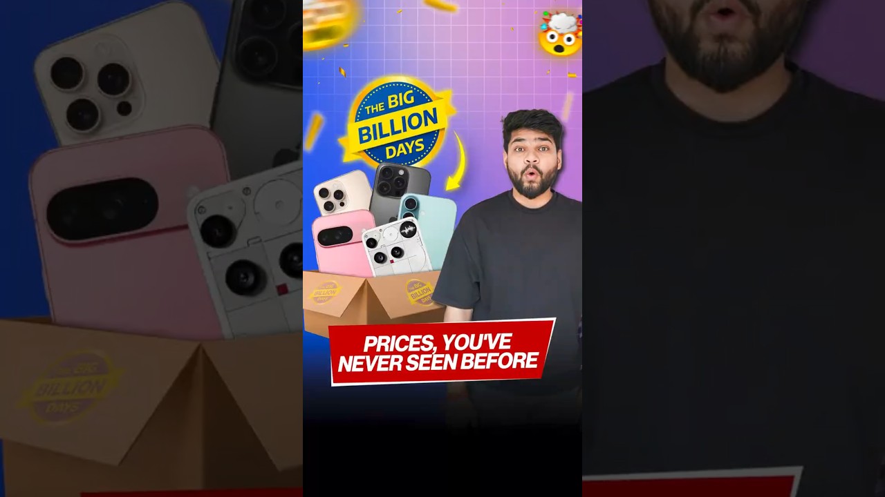 iPhone 16 Pro at ₹69,999 | Flipkart Big Billion Day sale 2025 best picks!