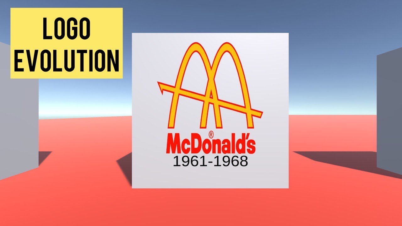McDonald's historical flags and logos evolution 1940 - Today