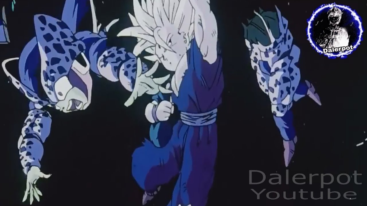 Gohan acaba con los cell juniors l dragon ball Z