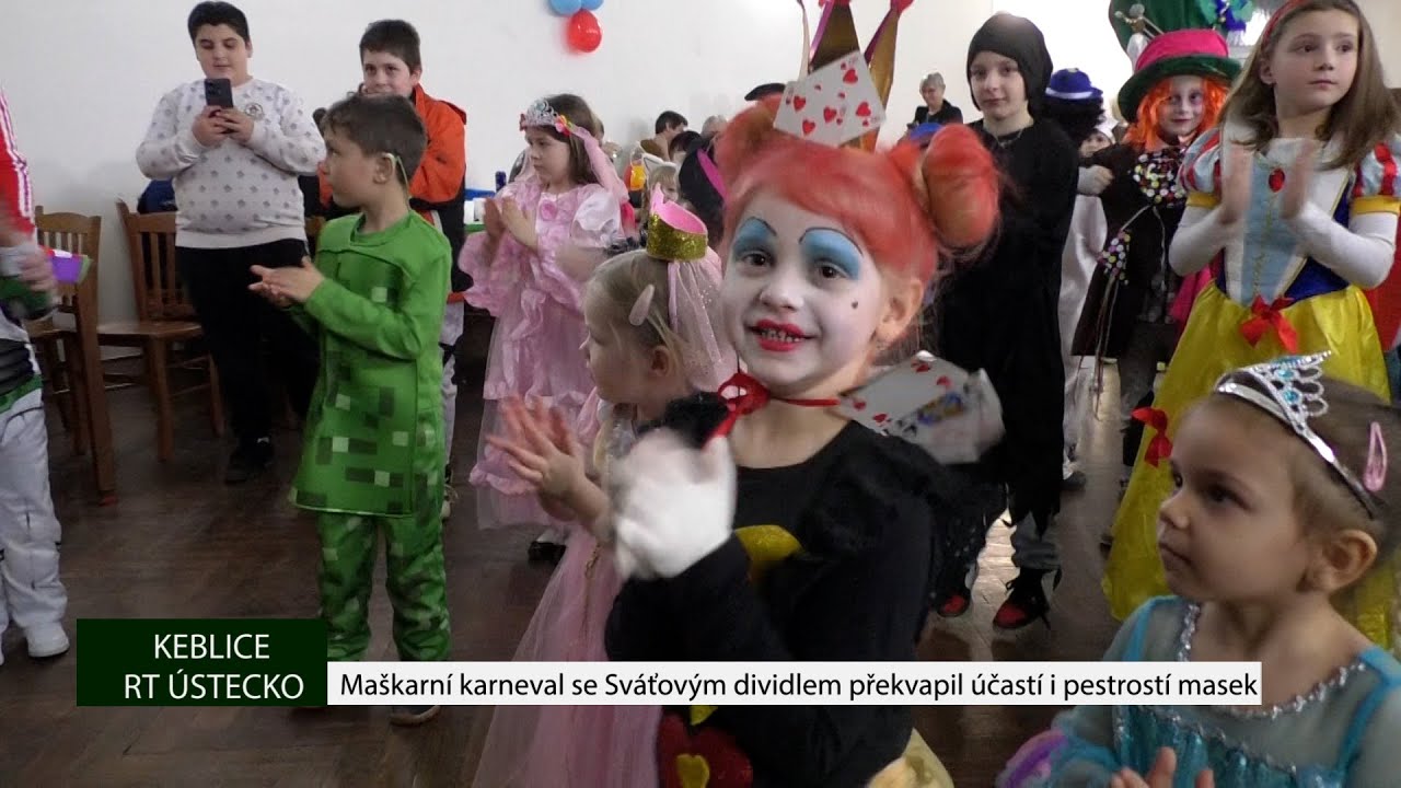KEBLICE: Maškarní karneval se Sváťovým dividlem překvapil účastí i pestrostí masek