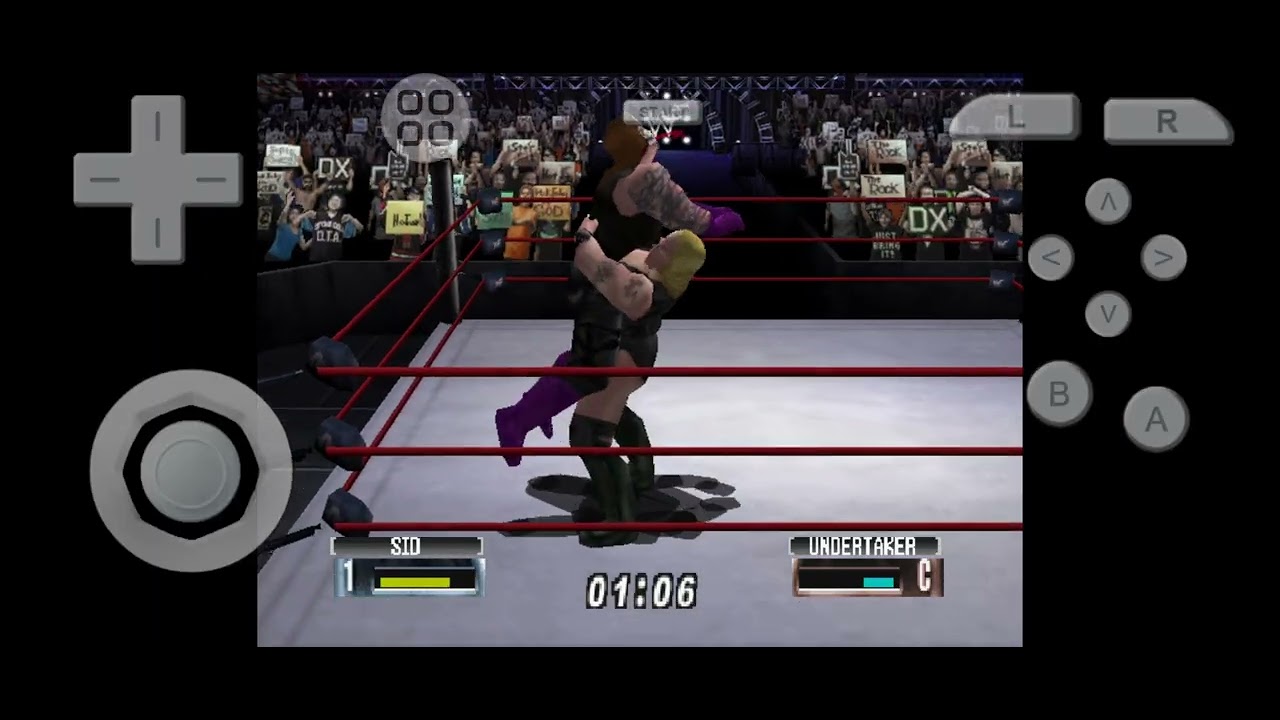 no mercy caw(sid vs undertaker)#wwf #wwe 