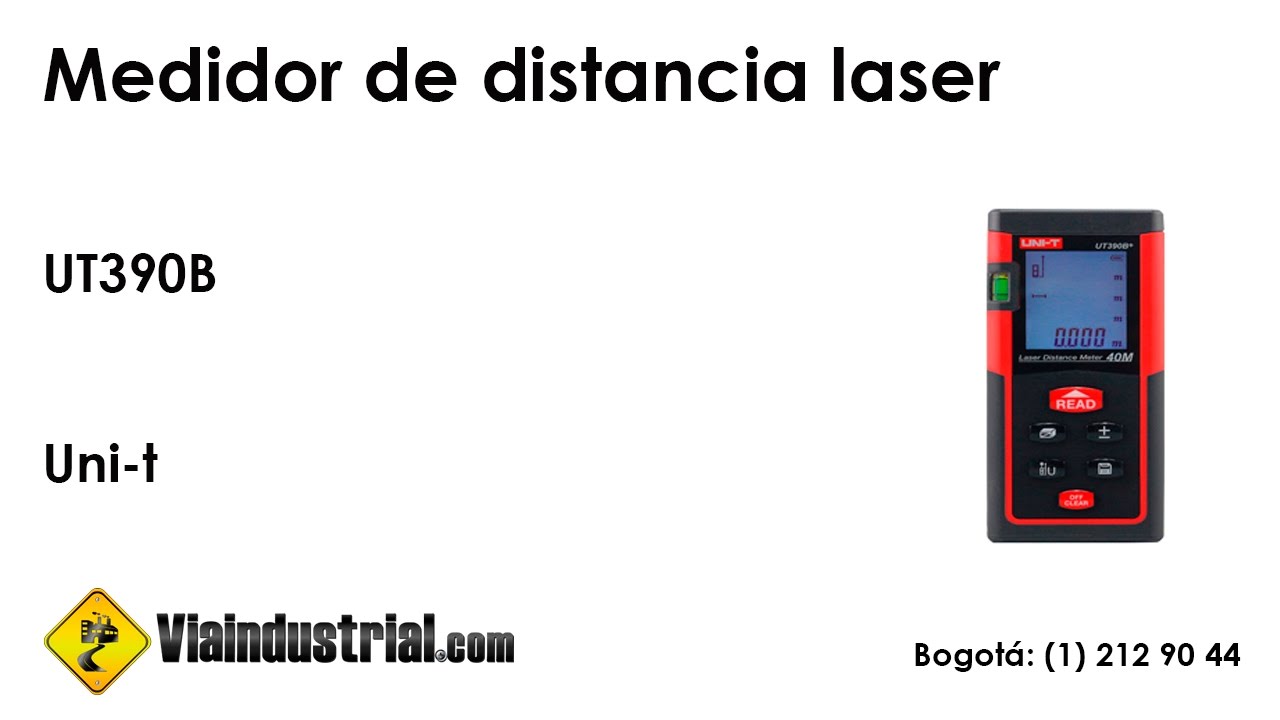 Medidor de distancia laser UT390B