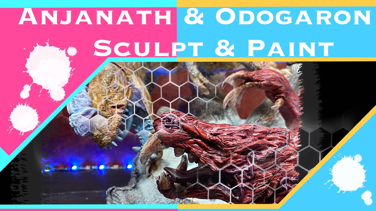 Anjanath & Odogaron Sculpt & Paint Monster Hunter World