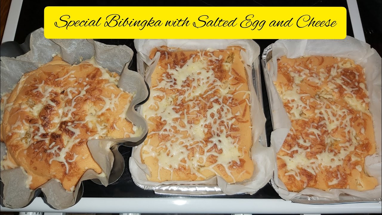 Special Bibingka with Salted Egg and Cheese...ate thess bisaya