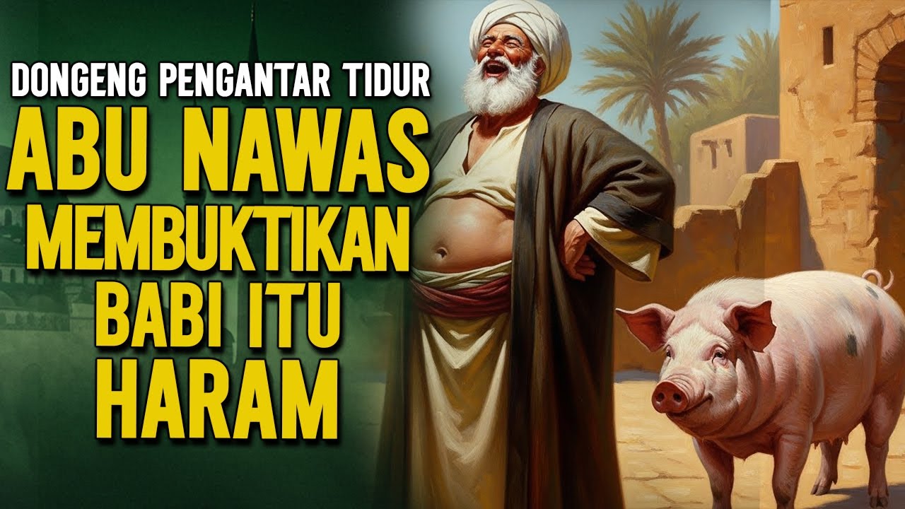 JAWABAN CERDAS ABU NAWAS MEMBUKTIKAN BABI HARAM KEPADA PENDETA || DONGENG LUCU PENGANTAR TIDUR